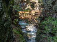 Brückenquerung im unteren Klammteil